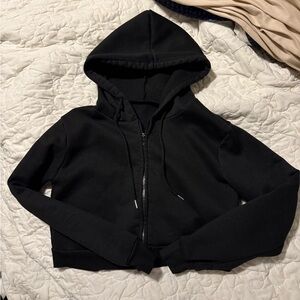 Cropped Zip-Up Jacket